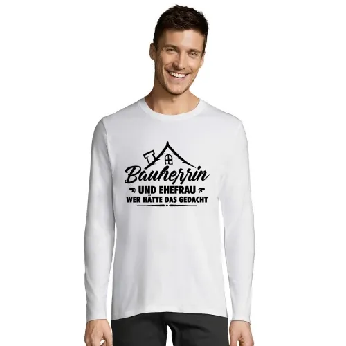Bauherrin und Ehefrau Wer Hätte Das Gedacht Geschenk Männer T-Shirt