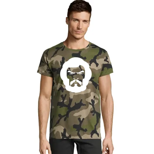 Behaarter Kopf Männer T-Shirt