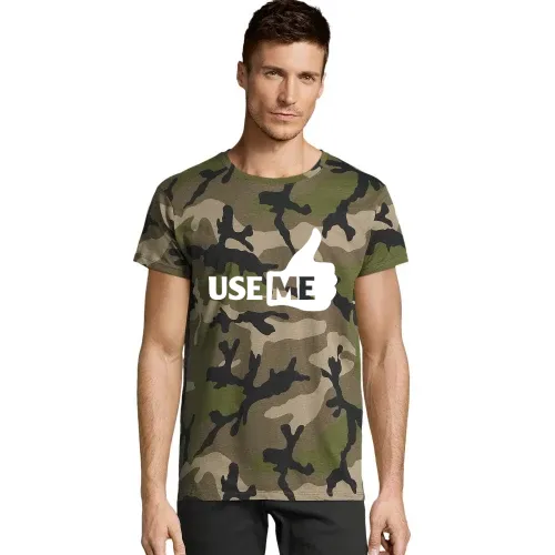 benutz mich mit like Daumen T-Shirt Männer Camo