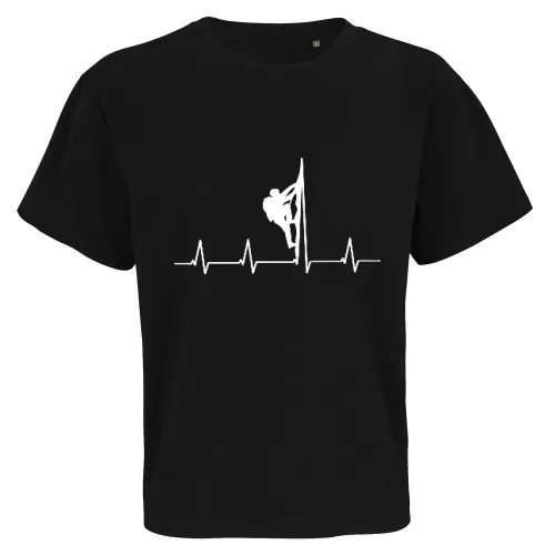 Bergsteigerherzschlag Männer T-Shirt