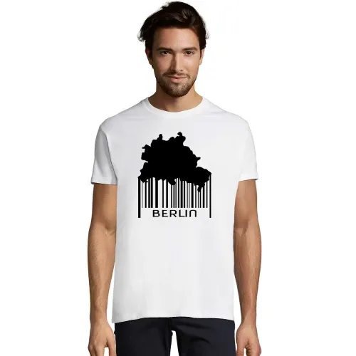 Berlin Barcode Berliner Strichcode Farbe wählbar T-Shirt