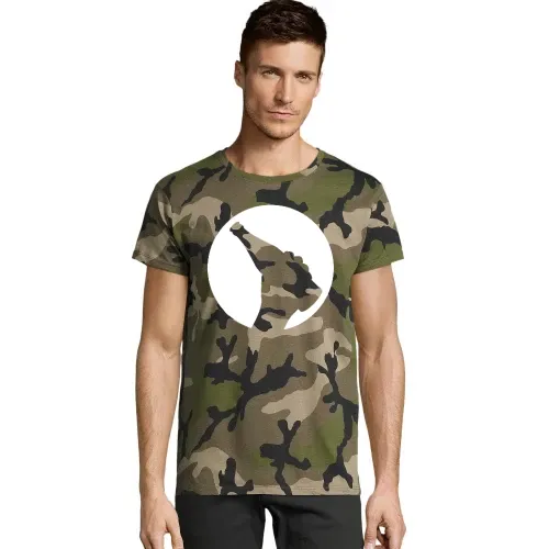 Biermond mit einer Bierflasche in der Hand Männer T-Shirt