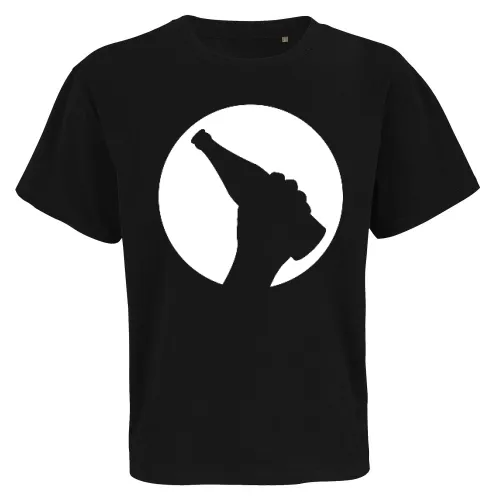 Biermond mit einer Bierflasche in der Hand Männer T-Shirt