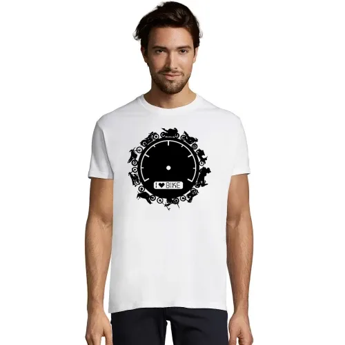 Bikerkreis mit Tachometer T-Shirt