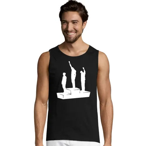 Black Power Bewegung 1968 Mexiko Männer T-Shirt