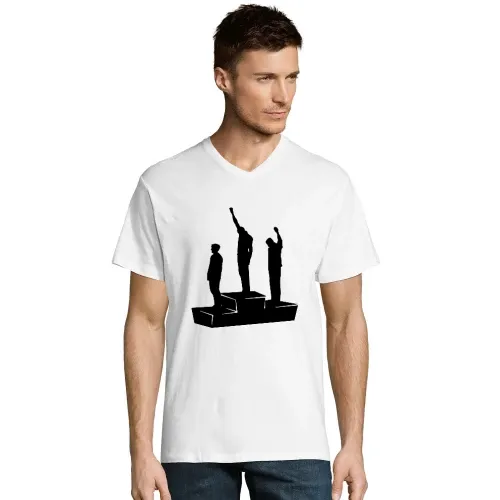 Black Power Bewegung 1968 Mexiko Männer T-Shirt