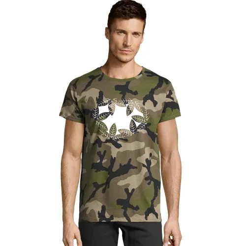 Blätterloch im Dschungel Männer T-Shirt