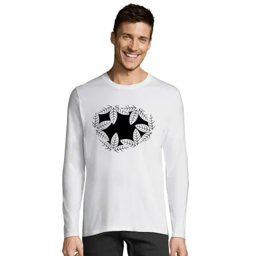 Blätterloch im Dschungel T-Shirt Männer Imperial LSL