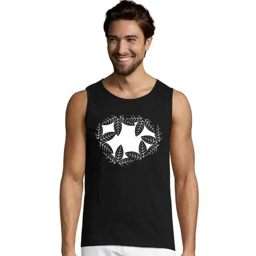 Blätterloch im Dschungel Männer T-Shirt