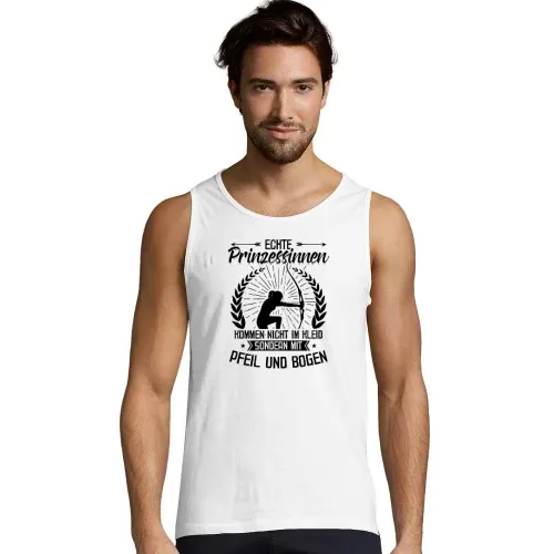 Bogenschießen Prinzessin Bogenschützin Pfeil Bogen Männer T-Shirt