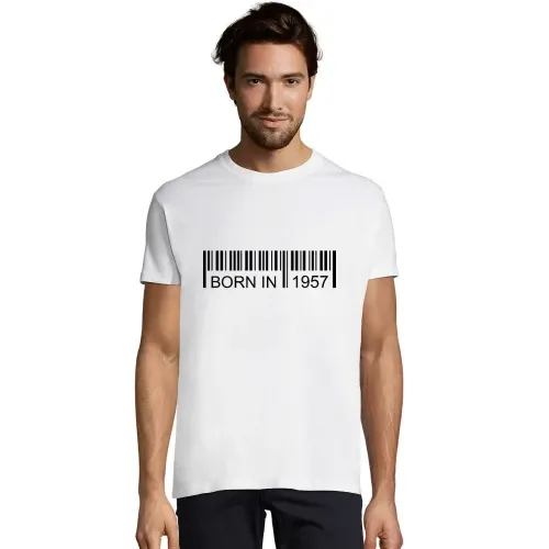 Born in 1957 Strichcode T-Shirt