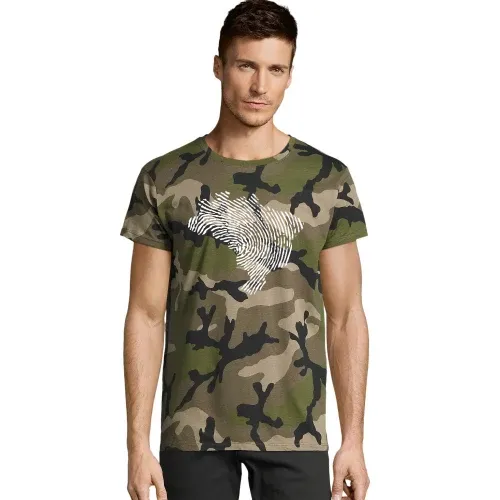 Brasilien Fingerabdruck Männer T-Shirt