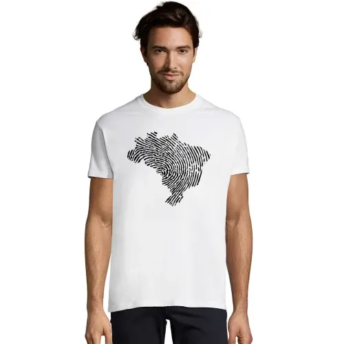 Brasilien Fingerabdruck Männer T-Shirt