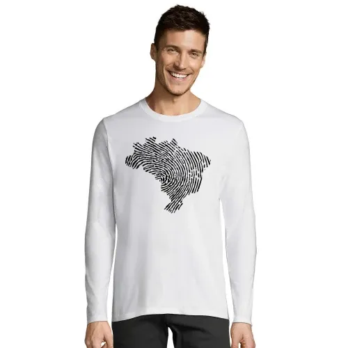 Brasilien Fingerabdruck Männer T-Shirt