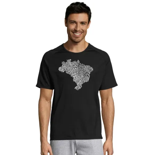 Brasilien Fingerabdruck Männer T-Shirt