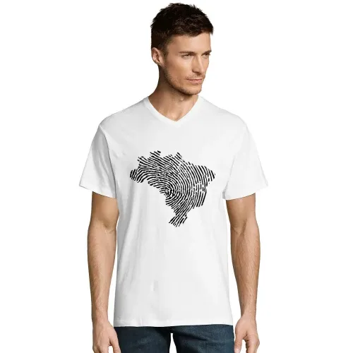 Brasilien Fingerabdruck Männer T-Shirt