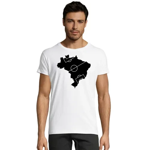 Brasilien Fußballfeld Männer T-Shirt