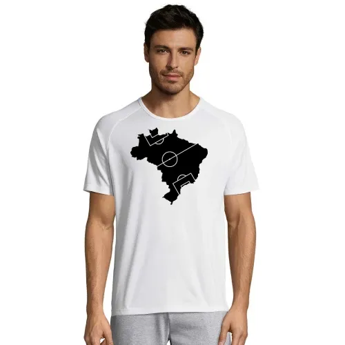 Brasilien Fußballfeld Männer T-Shirt