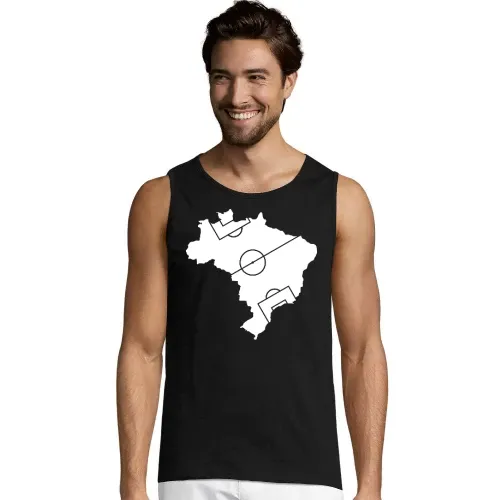 Brasilien Fußballfeld Männer T-Shirt