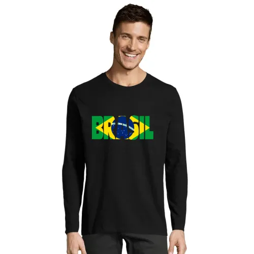 Brasilien mit Fahne Männer T-Shirt