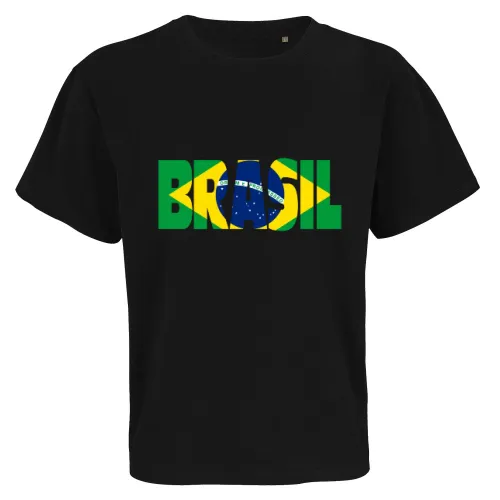 Brasilien mit Fahne Männer T-Shirt