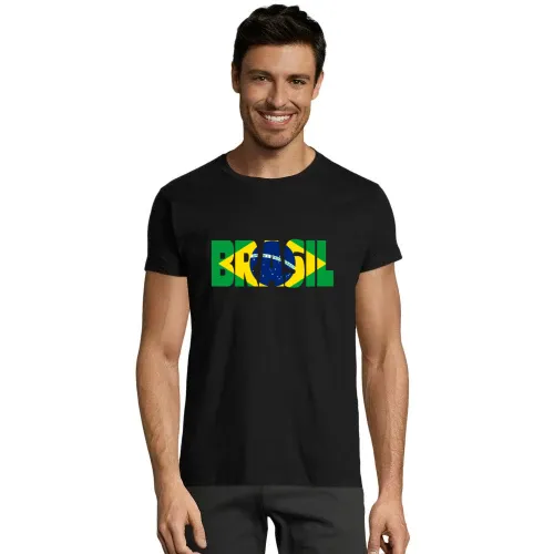 Brasilien mit Fahne Männer T-Shirt