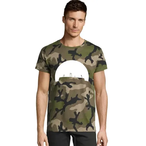 Bremen Fussballstadion im Sonnenuntergang Männer T-Shirt