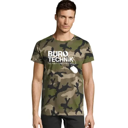 Bürotechnik ist kein Verbrechen Männer T-Shirt