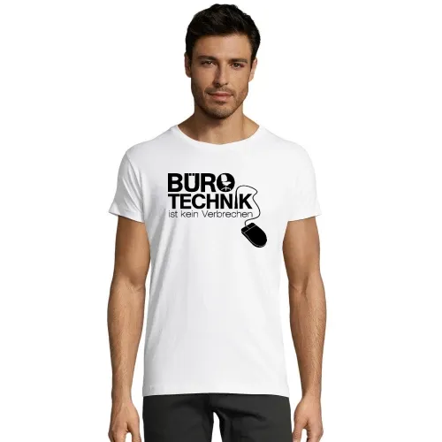 Bürotechnik ist kein Verbrechen Männer T-Shirt