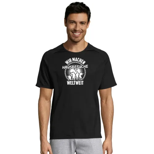 Bundeswehr Elite Army Soldat Hausbesuche Weltweit Männer T-Shirt