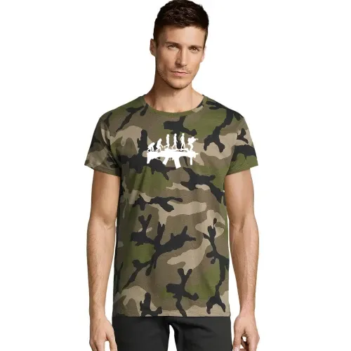 Bundeswehr Soldaten Evolution - Gewehr Soldat Evo Männer T-Shirt