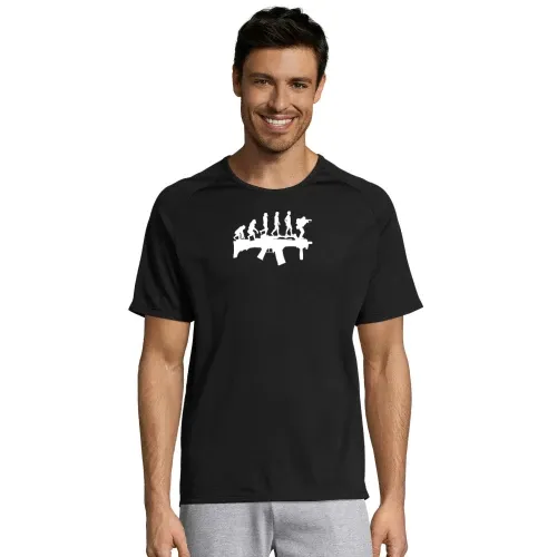 Bundeswehr Soldaten Evolution - Gewehr Soldat Evo Männer T-Shirt