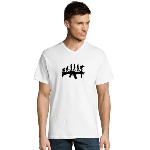 Bundeswehr Soldaten Evolution - Gewehr Soldat Evo Männer T-Shirt