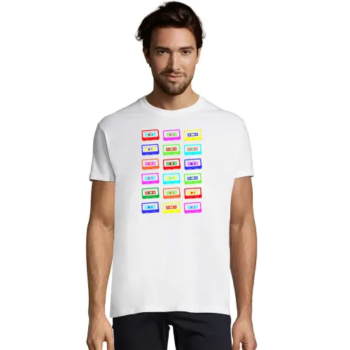 bunte Kassetten T-Shirt Männer Imperial