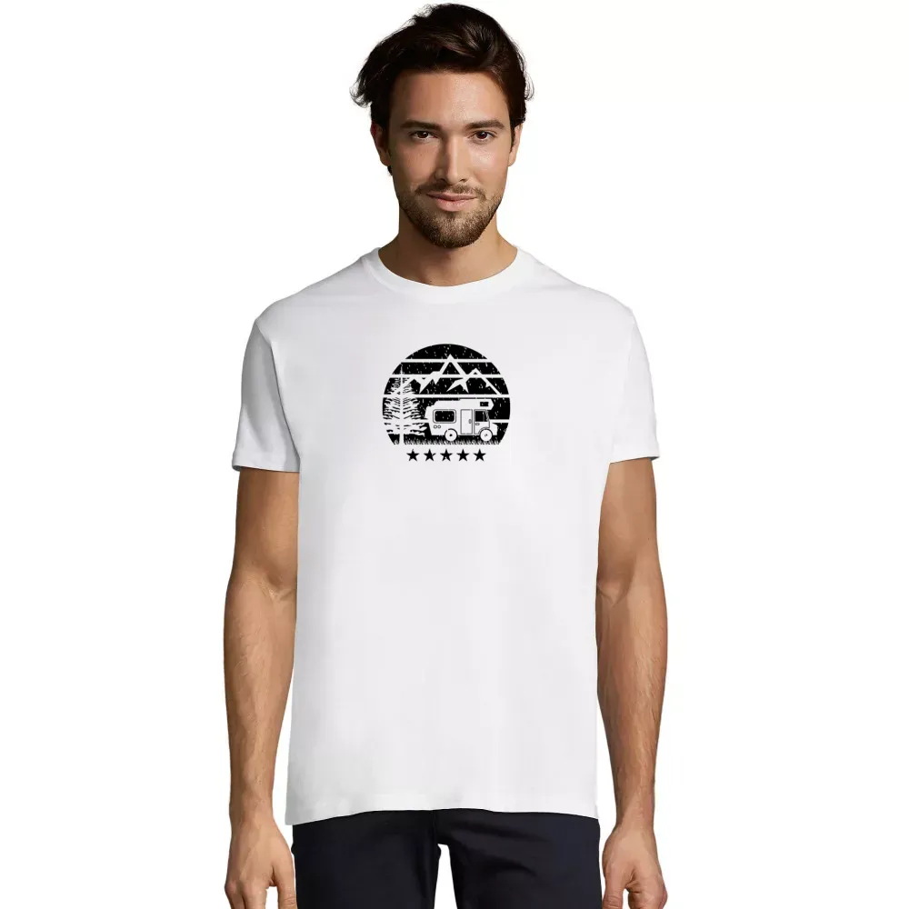  Männer T-Shirt mit Aufdruck 'Camper Camping Vintage Alkoven Bus Retro Womo'