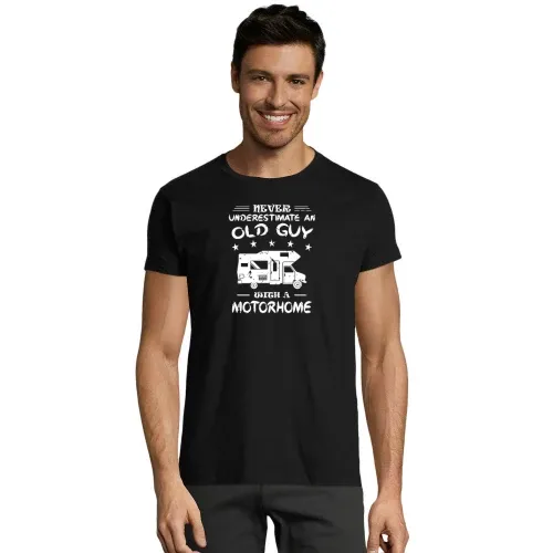 Camping Camper Rentner Wohnmobil Old Guy Motorhome Männer T-Shirt