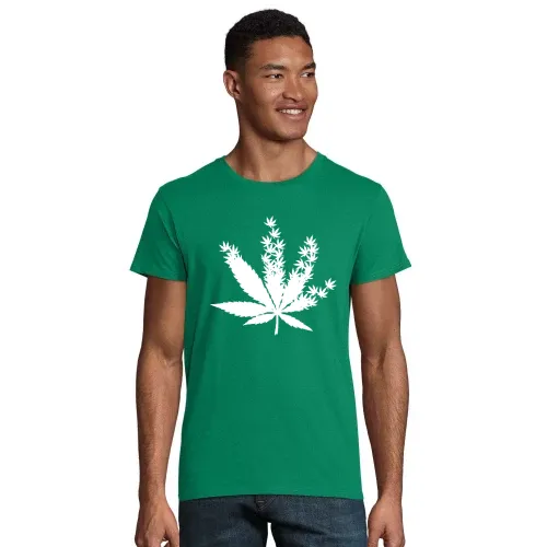 Cannabis aus Cannabisblättern Männer T-Shirt