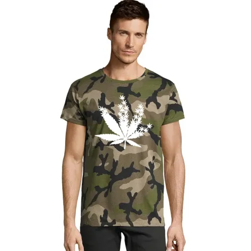 Cannabis aus Cannabisblättern Männer T-Shirt