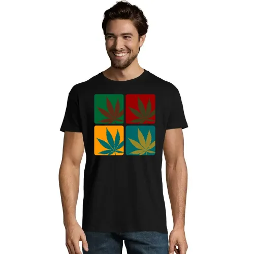 Cannabisblatt Warhol T-Shirt