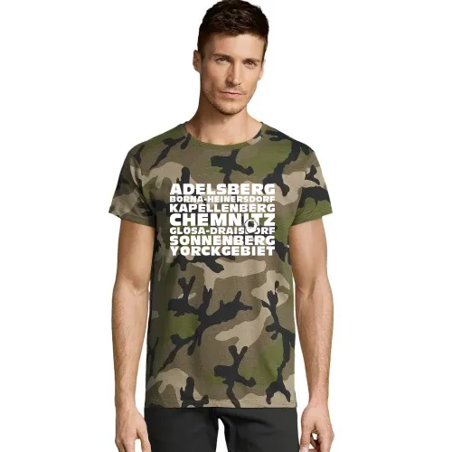 Chemnitz Stadtteile Männer T-Shirt