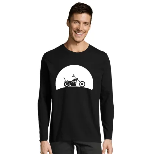 Chopper im Sonnenuntergang Männer T-Shirt