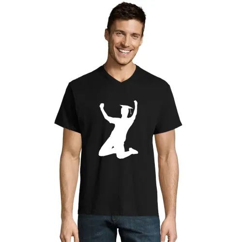 College Abschluss Jubel Männer T-Shirt