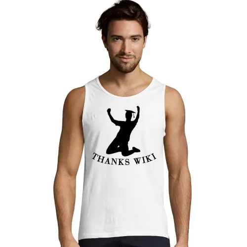 College Abschluss Jubel Thanks Wiki Männer T-Shirt