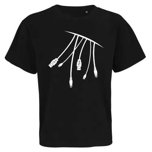 Computerkabel Männer T-Shirt