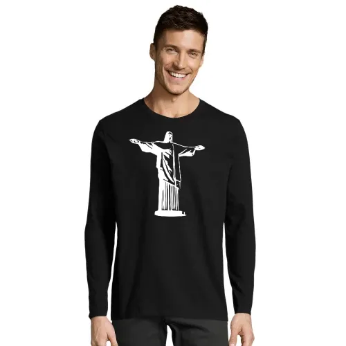 Cristo Redentor in Rio de Janiero 3D Männer T-Shirt