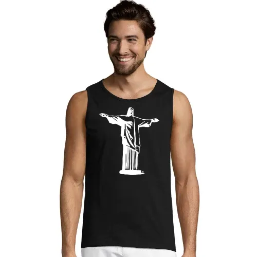 Cristo Redentor in Rio de Janiero 3D Männer T-Shirt