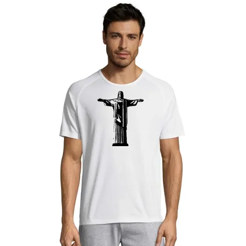 Cristo Redentor in Rio de Janiero Männer T-Shirt