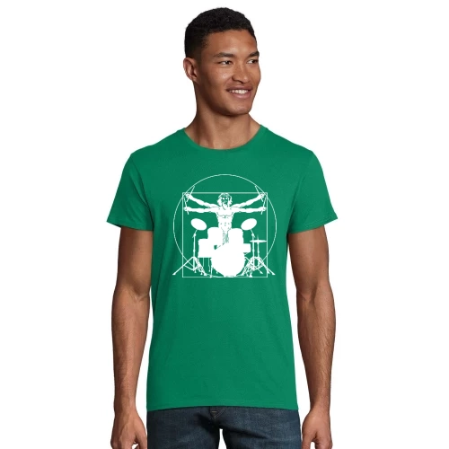 Da Vinci Schlagzeug Männer T-Shirt