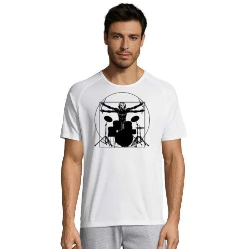 Da Vinci Schlagzeug Männer T-Shirt