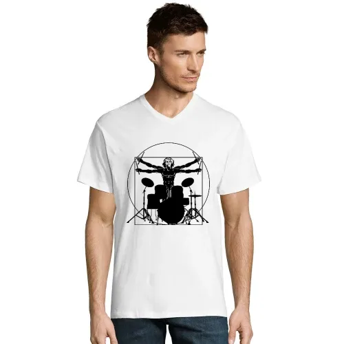 Da Vinci Schlagzeug Männer T-Shirt